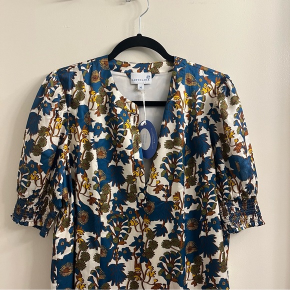 Floral Print Mini Dress - Picture 3 of 12